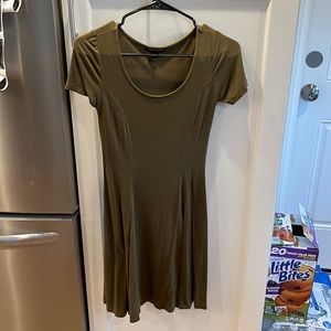 Olive Green Dress